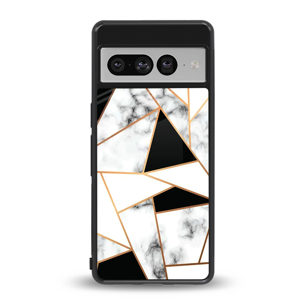 Monochrome Mosaic back phone cover | glass case for google pixel 7 pro