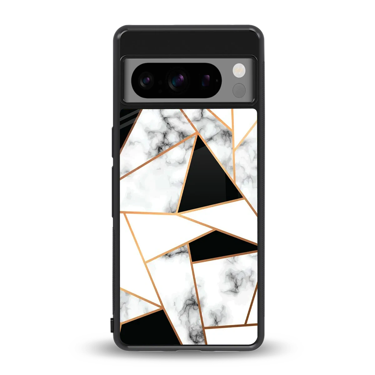 Monochrome Mosaic back phone cover | glass case for google pixel 8 pro