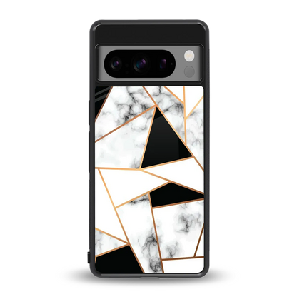 Monochrome Mosaic back phone cover | glass case for google pixel 8 pro