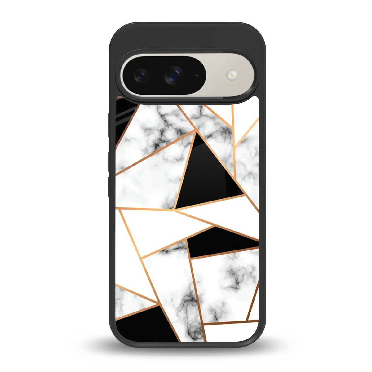 Monochrome Mosaic back phone cover | glass case for google pixel 9