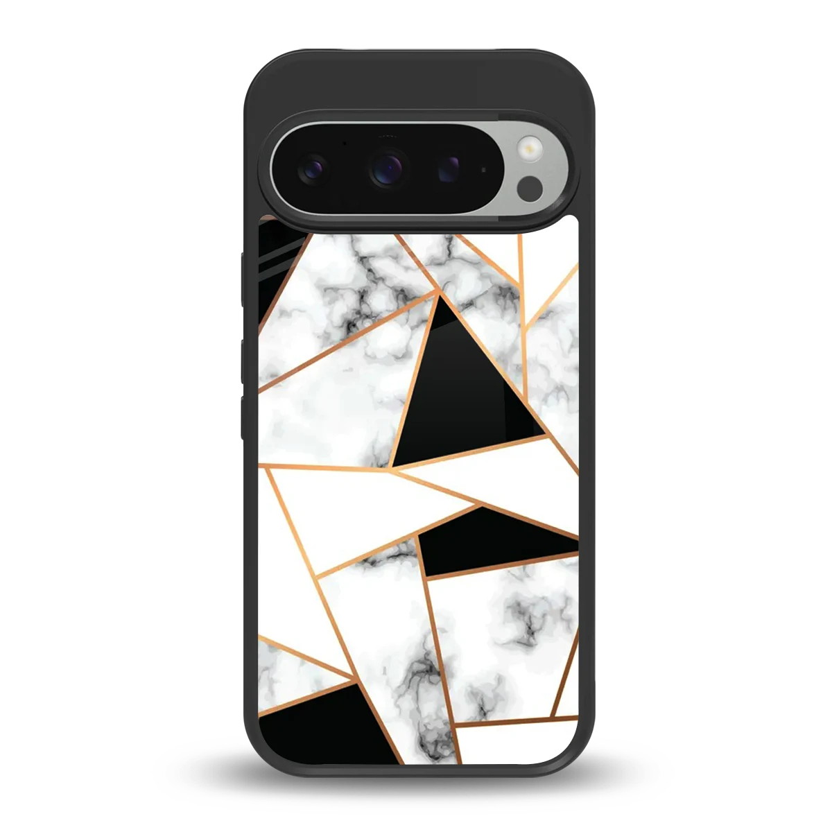 Monochrome Mosaic back phone cover | glass case for google pixel 9 pro