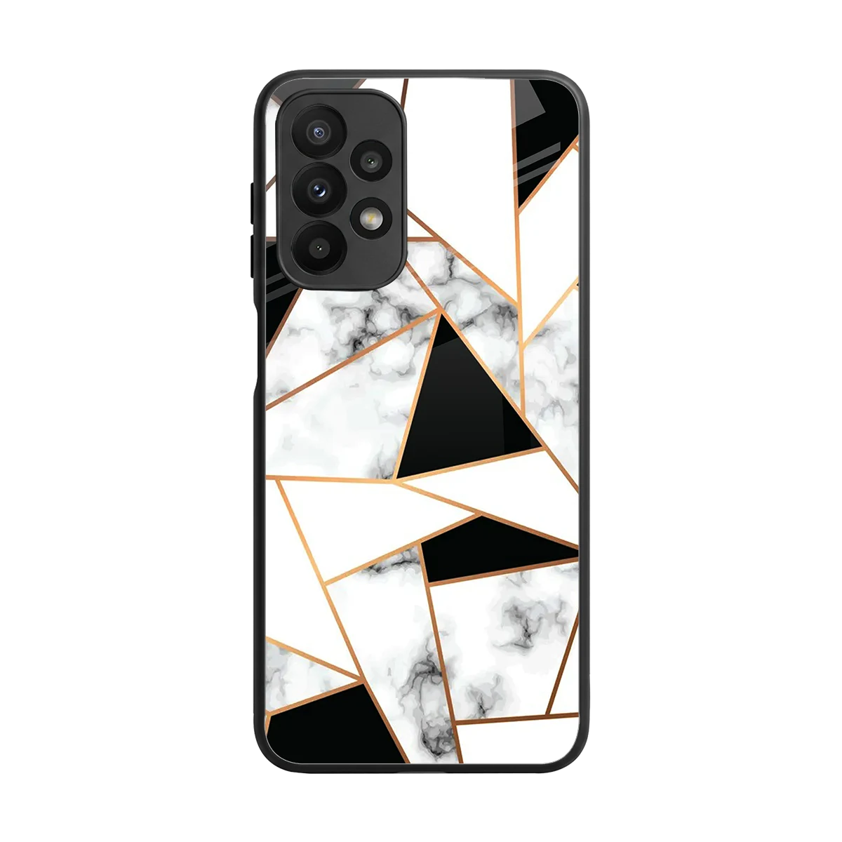 Monochrome Mosaic back phone cover | glass case for samsung galaxy a23