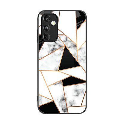 Monochrome Mosaic back phone cover | glass case for samsung galaxy m14 5g