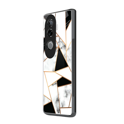 Monochrome Mosaic vivo v40e mobile cover | shockproof glass phone case