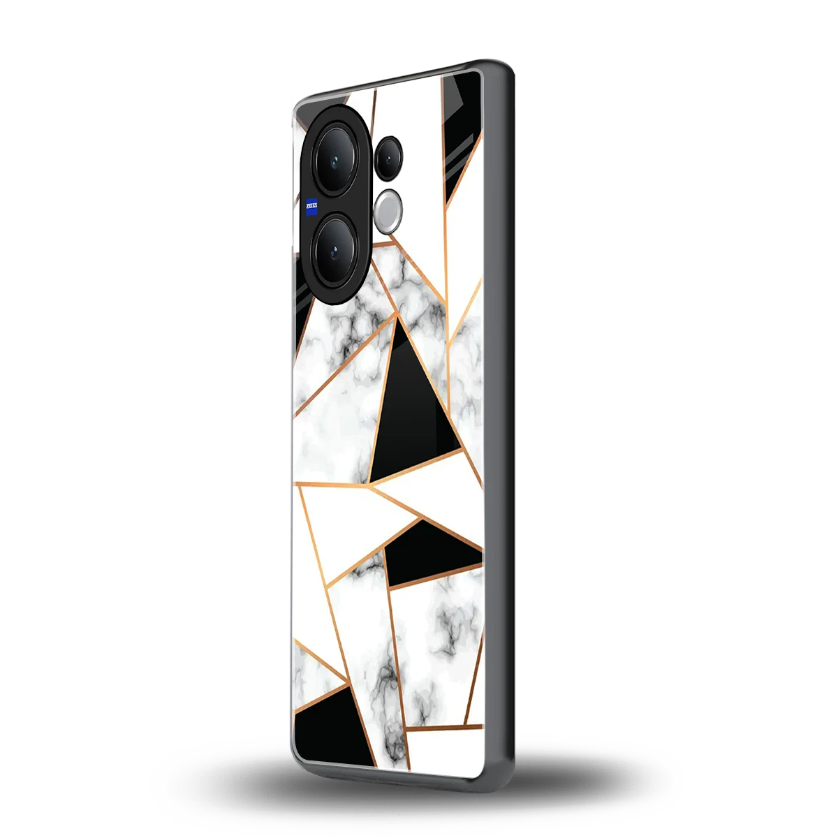 Monochrome Mosaic vivo v60 mobile cover | shockproof glass phone case
