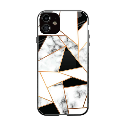 Monochrome Mosaic back phone cover | glass case for iphone 11