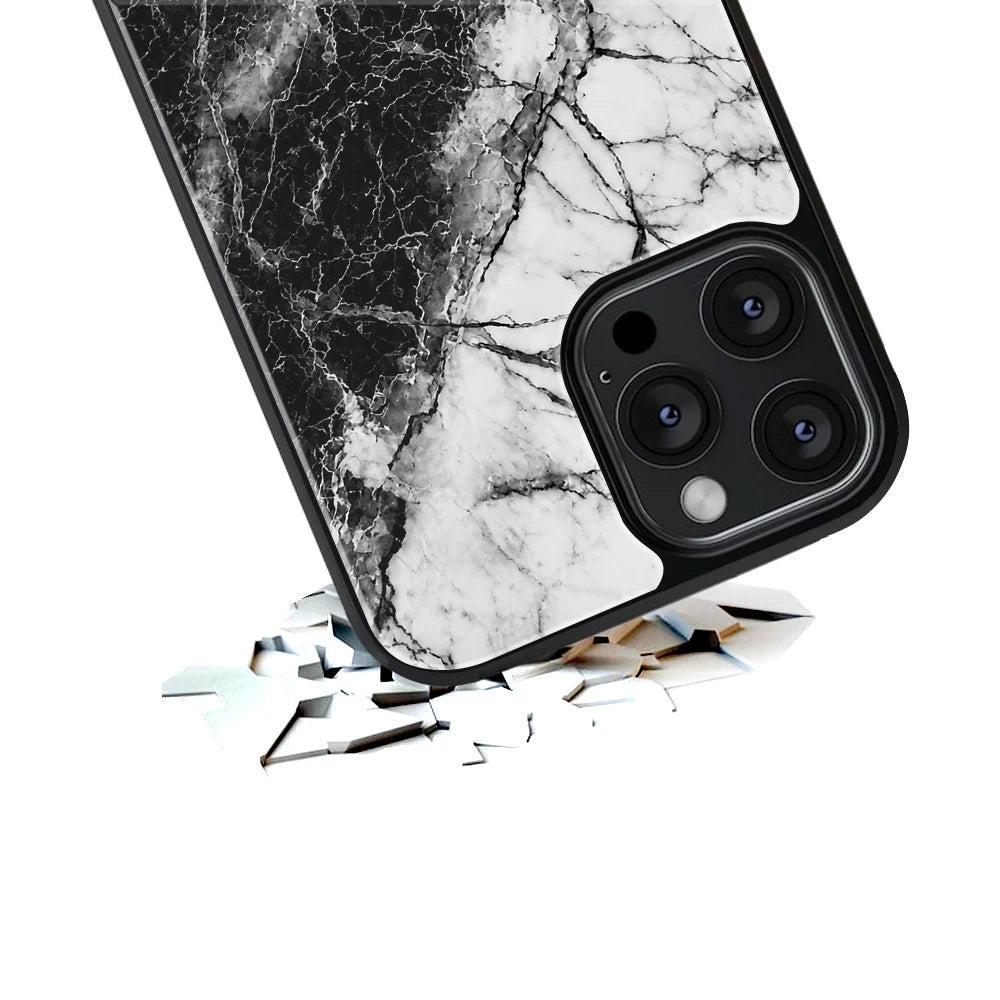 Durable Glass Back Mobile Case for iPhone, Samsung, OnePlus, Google Pixel, Redmi, Vivo, Oppo