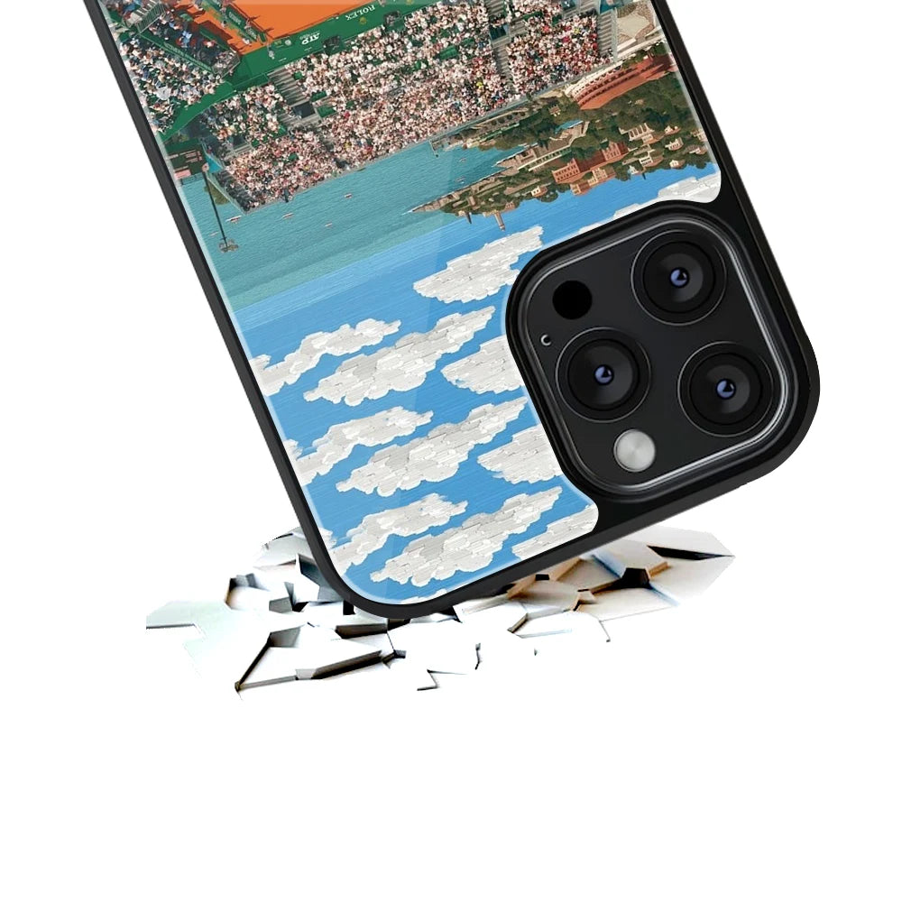 Durable Glass Back Mobile Case for iPhone, Samsung, OnePlus, Google Pixel, Redmi, Vivo, Oppo