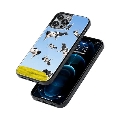 Protective Glass Back Phone Case Compatible with iPhone, Samsung, OnePlus, Pixel & More