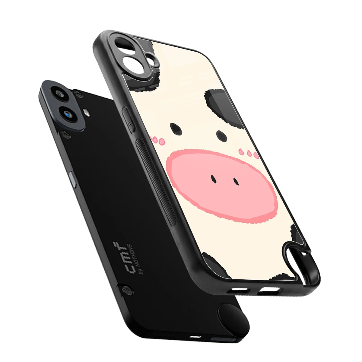 Moochic sleek cmf nothing phone 1 cover with tempered glass back and TPU edges