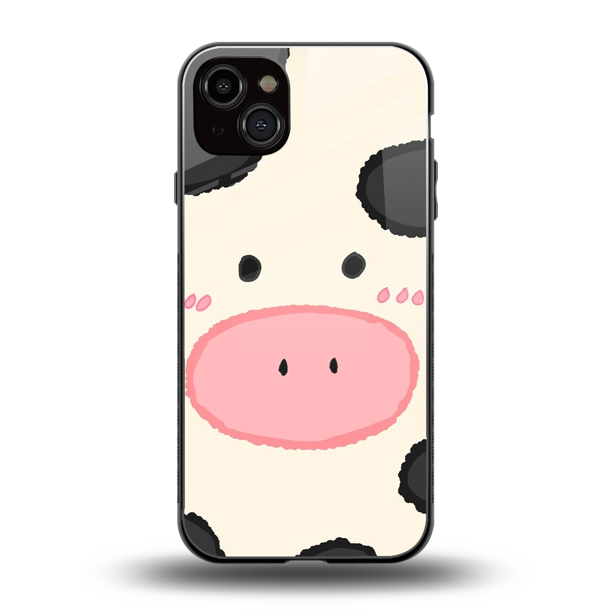 Moochic back phone cover | glass case for iphone 15 plus