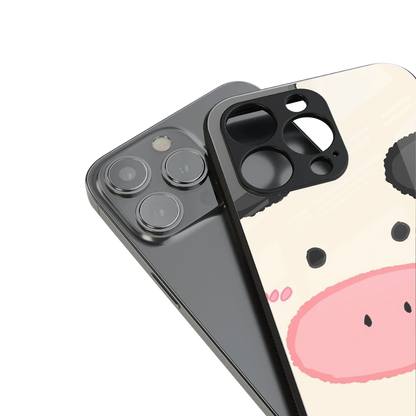 Moochic stylish phone case for iphone 15 plus | glossy glass and slim fit