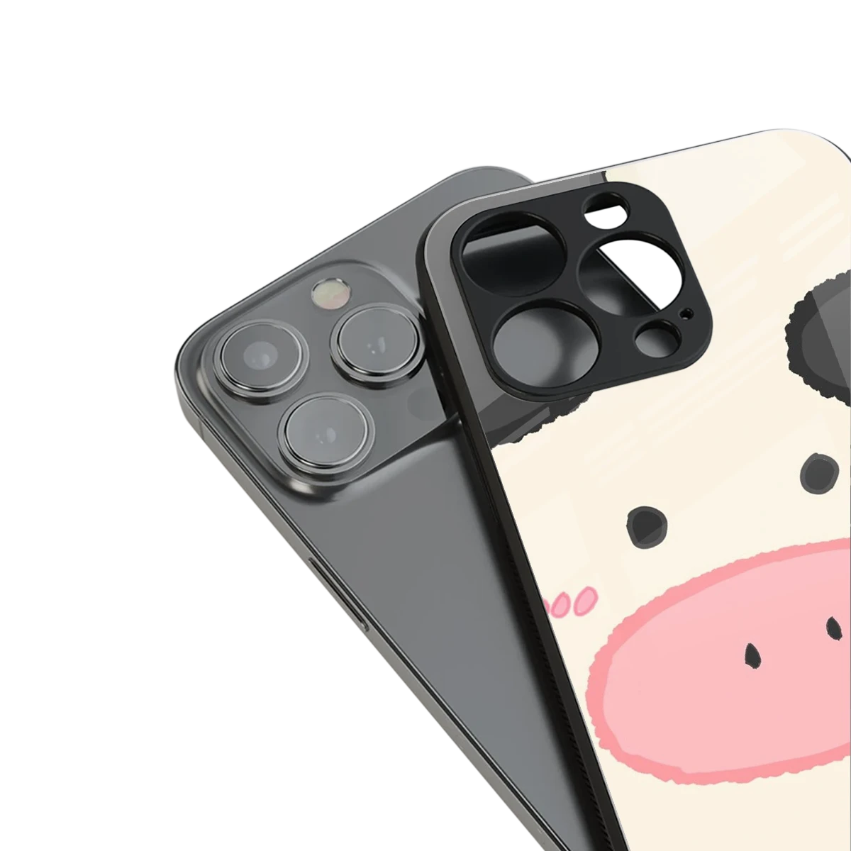 Moochic stylish phone case for iphone 13 pro | glossy glass and slim fit