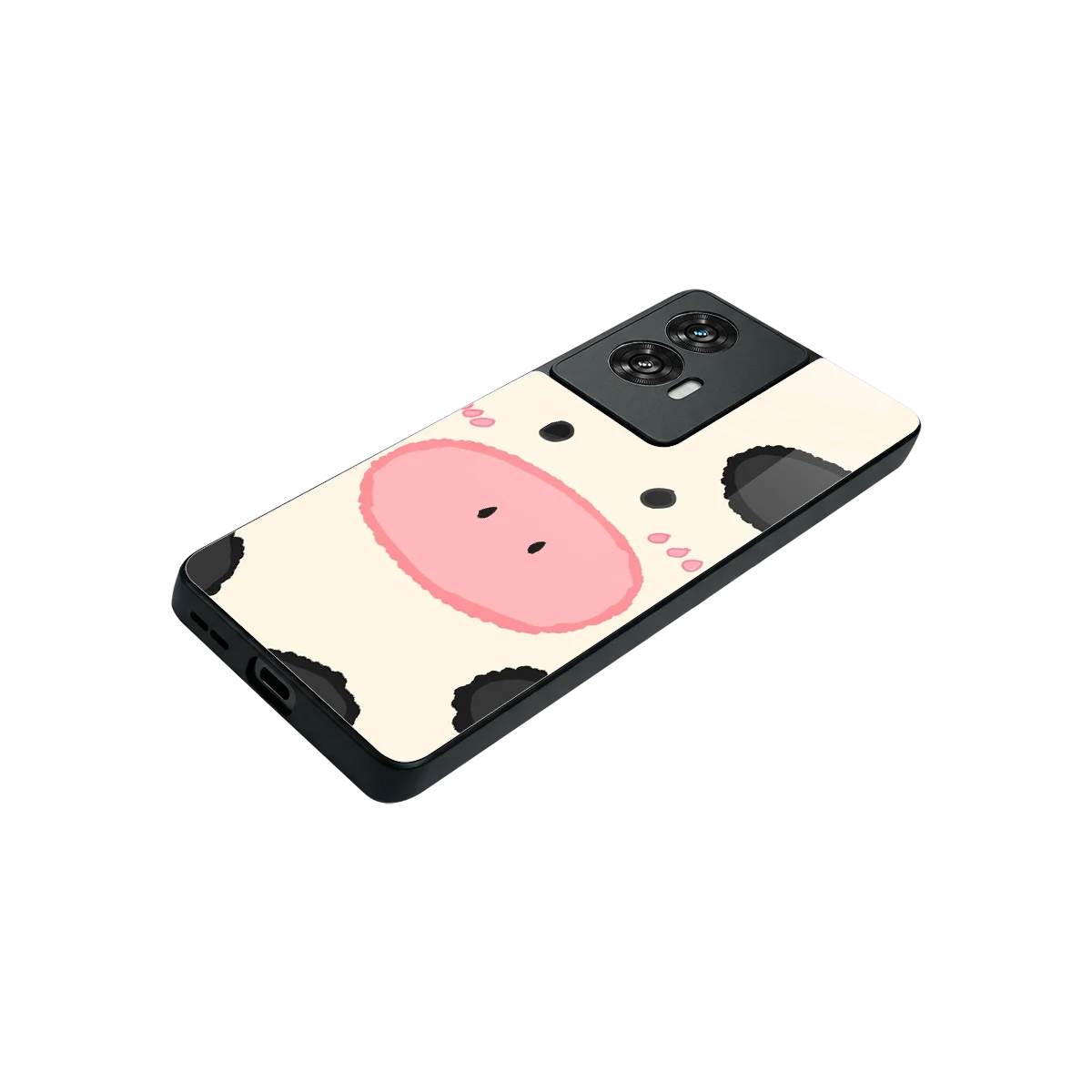 Moochic stylish phone case for motorola edge 50 fusion | glossy glass and slim fit