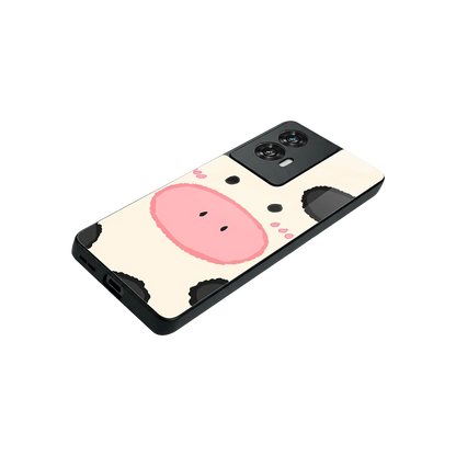 Moochic stylish phone case for motorola edge 50 fusion | glossy glass and slim fit