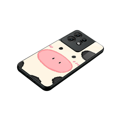 Moochic stylish phone case for motorola edge 50 pro | glossy glass and slim fit