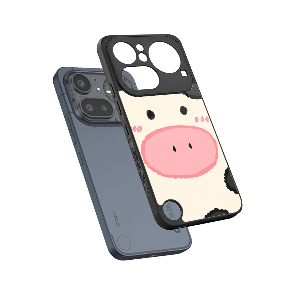 Moochic sleek nothing phone 4a pro cover with tempered glass back and TPU edges