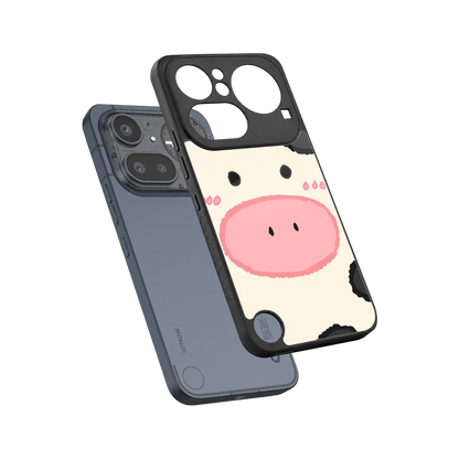 Moochic sleek nothing phone 4a pro cover with tempered glass back and TPU edges