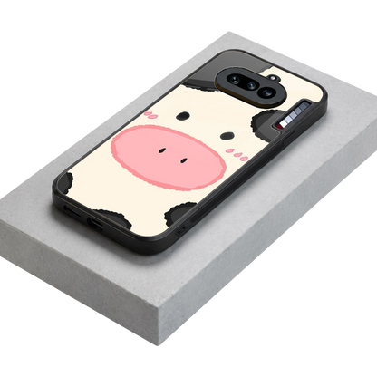 Moochic stylish phone case for nothing phone 4a | glossy glass and slim fit