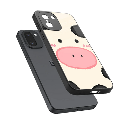 Moochic sleek oneplus 15r cover with tempered glass back and TPU edges
