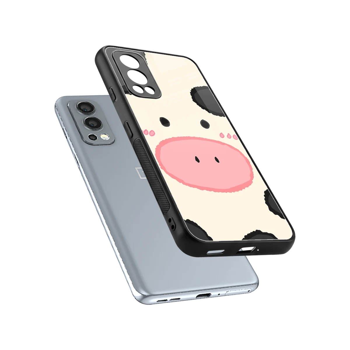 Moochic sleek oneplus nord 2 cover with tempered glass back and TPU edges