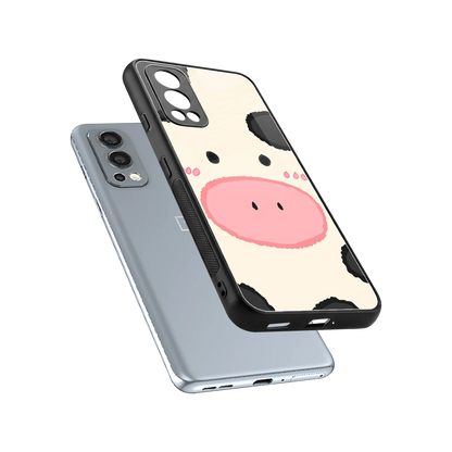 Moochic sleek oneplus nord 2 cover with tempered glass back and TPU edges
