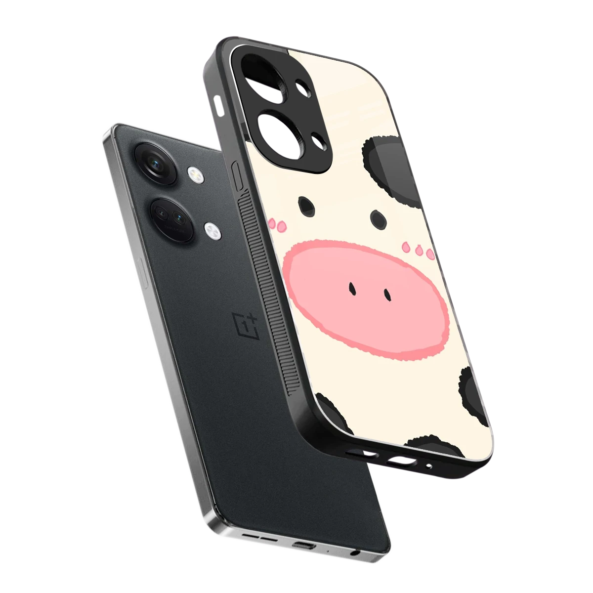 Moochic sleek oneplus nord 3 cover with tempered glass back and TPU edges