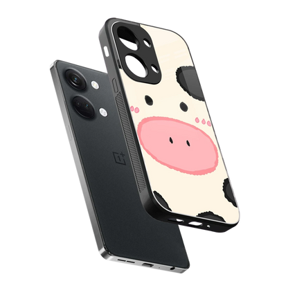 Moochic sleek oneplus nord 3 cover with tempered glass back and TPU edges