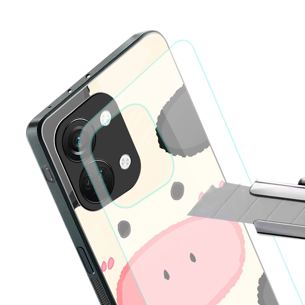 Moochic stylish phone case for oneplus nord 3 | glossy glass and slim fit