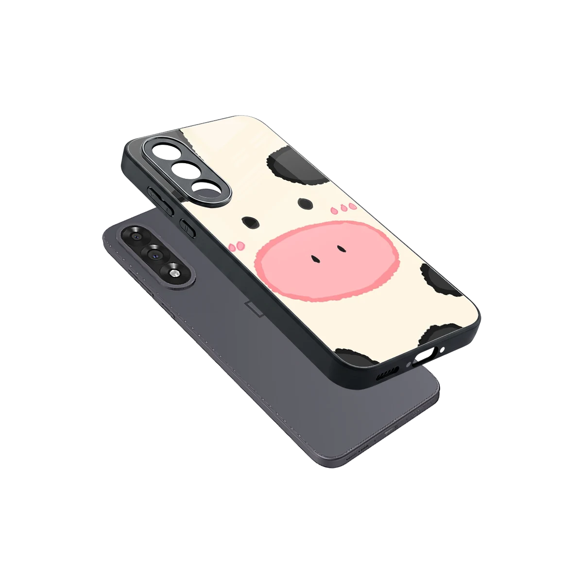 Moochic sleek oneplus nord 5 cover with tempered glass back and TPU edges