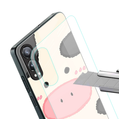 Moochic stylish phone case for oneplus nord ce 4 lite | glossy glass and slim fit