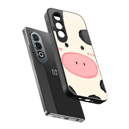 Moochic sleek oneplus nord ce 4 cover with tempered glass back and TPU edges