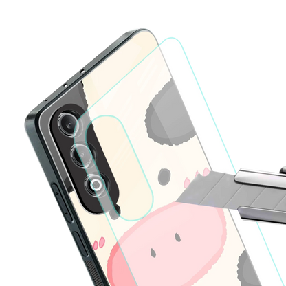 Moochic stylish phone case for oneplus nord ce 4 | glossy glass and slim fit