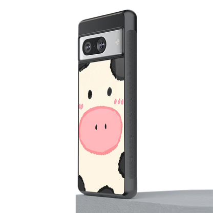 Moochic stylish phone case for google pixel 8 | glossy glass and slim fit