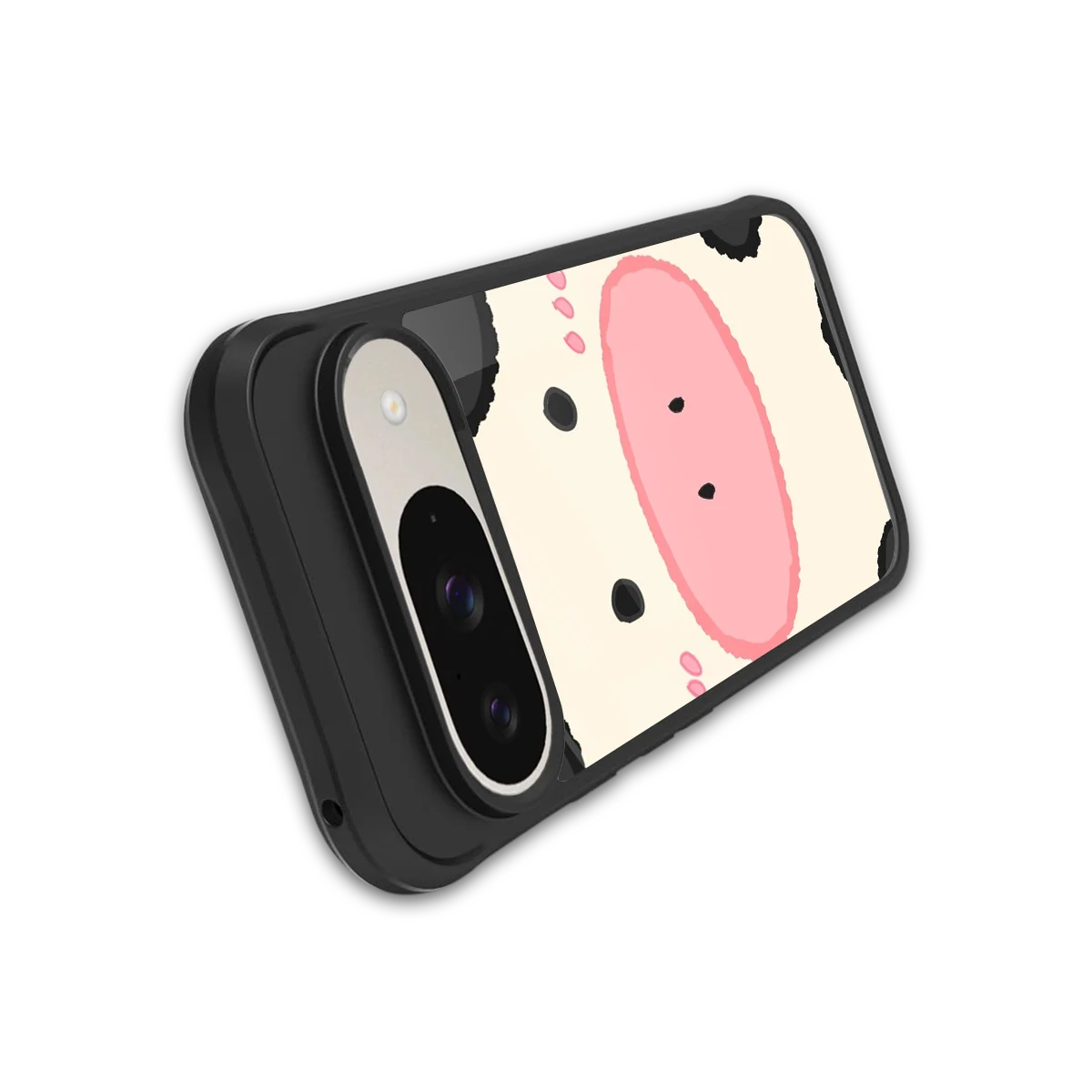 Moochic stylish phone case for google pixel 9 | glossy glass and slim fit