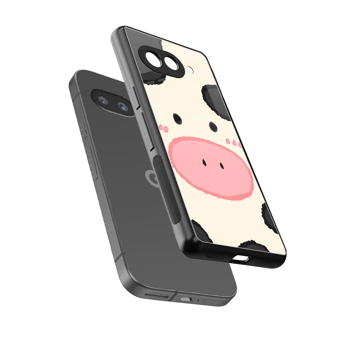 Moochic sleek google pixel 10a cover with tempered glass back and TPU edges