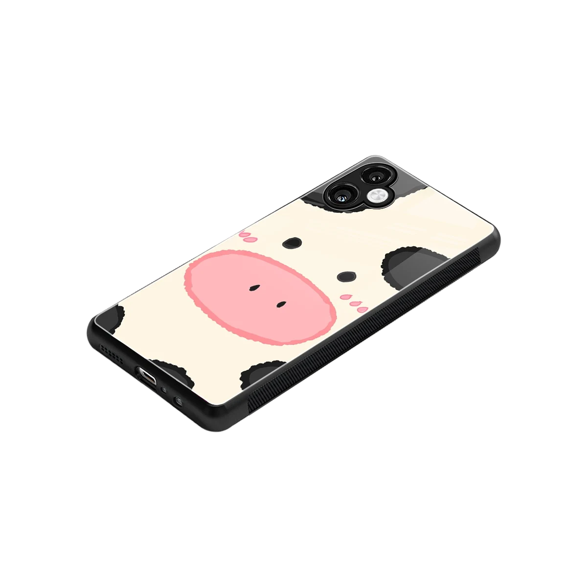 Moochic stylish phone case for samsung galaxy a06 5g | glossy glass and slim fit