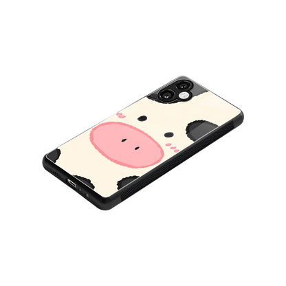 Moochic stylish phone case for samsung galaxy a06 5g | glossy glass and slim fit