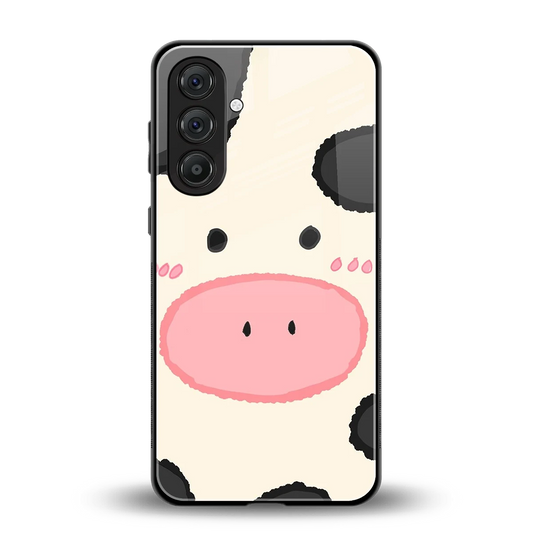 Moochic back phone cover | glass case for samsung galaxy m36 5g