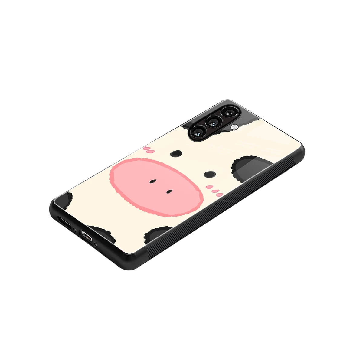 Moochic stylish phone case for samsung galaxy a55 5g | glossy glass and slim fit