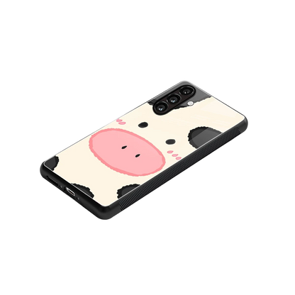 Moochic stylish phone case for samsung galaxy a55 5g | glossy glass and slim fit