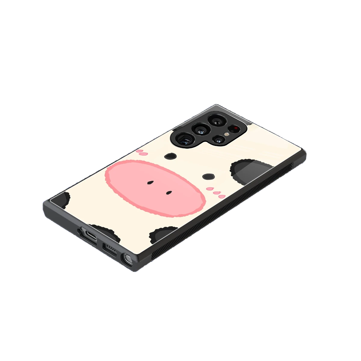 Moochic stylish phone case for samsung galaxy s23 ultra | glossy glass and slim fit