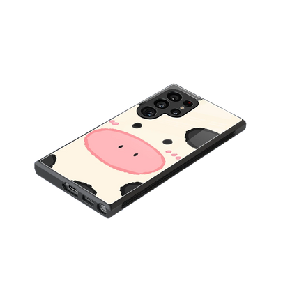 Moochic stylish phone case for samsung galaxy s23 ultra | glossy glass and slim fit