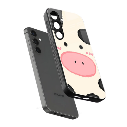 Moochic sleek samsung galaxy s23 plus cover with tempered glass back and TPU edges