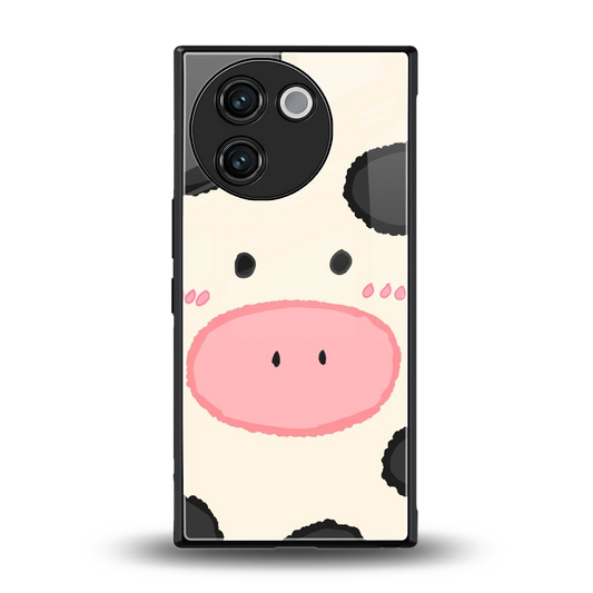 Moochic back phone cover | glass case for vivo v30e