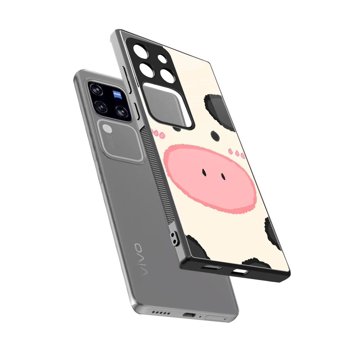 Moochic sleekvivo v30 pro cover with tempered glass back and TPU edges