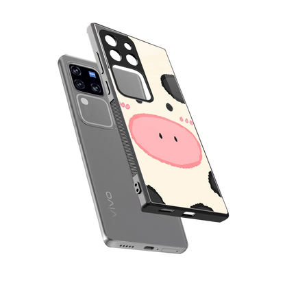 Moochic sleekvivo v30 pro cover with tempered glass back and TPU edges