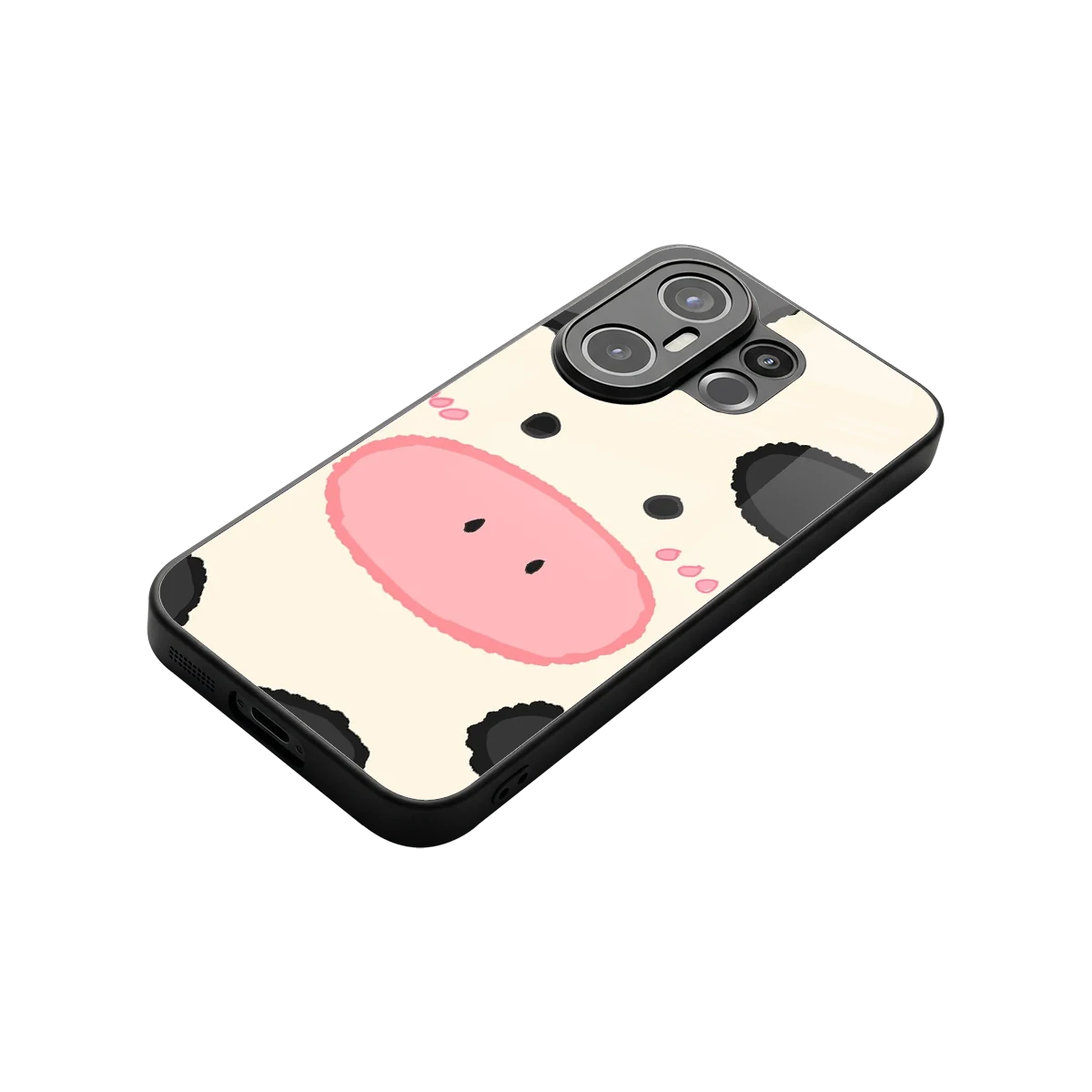 Moochic stylish phone case for vivo x200 fe | glossy glass and slim fit