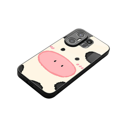 Moochic stylish phone case for vivo x200 fe | glossy glass and slim fit