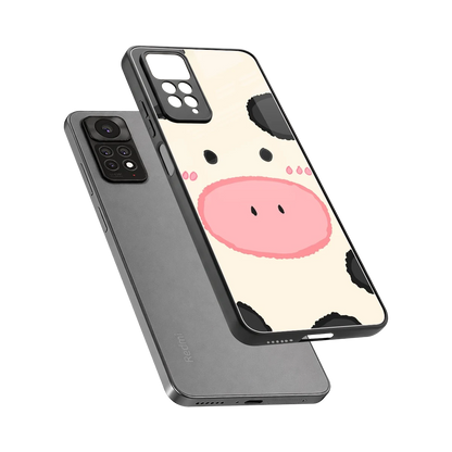 Moochic sleek redmi note 11 pro cover with tempered glass back and TPU edges